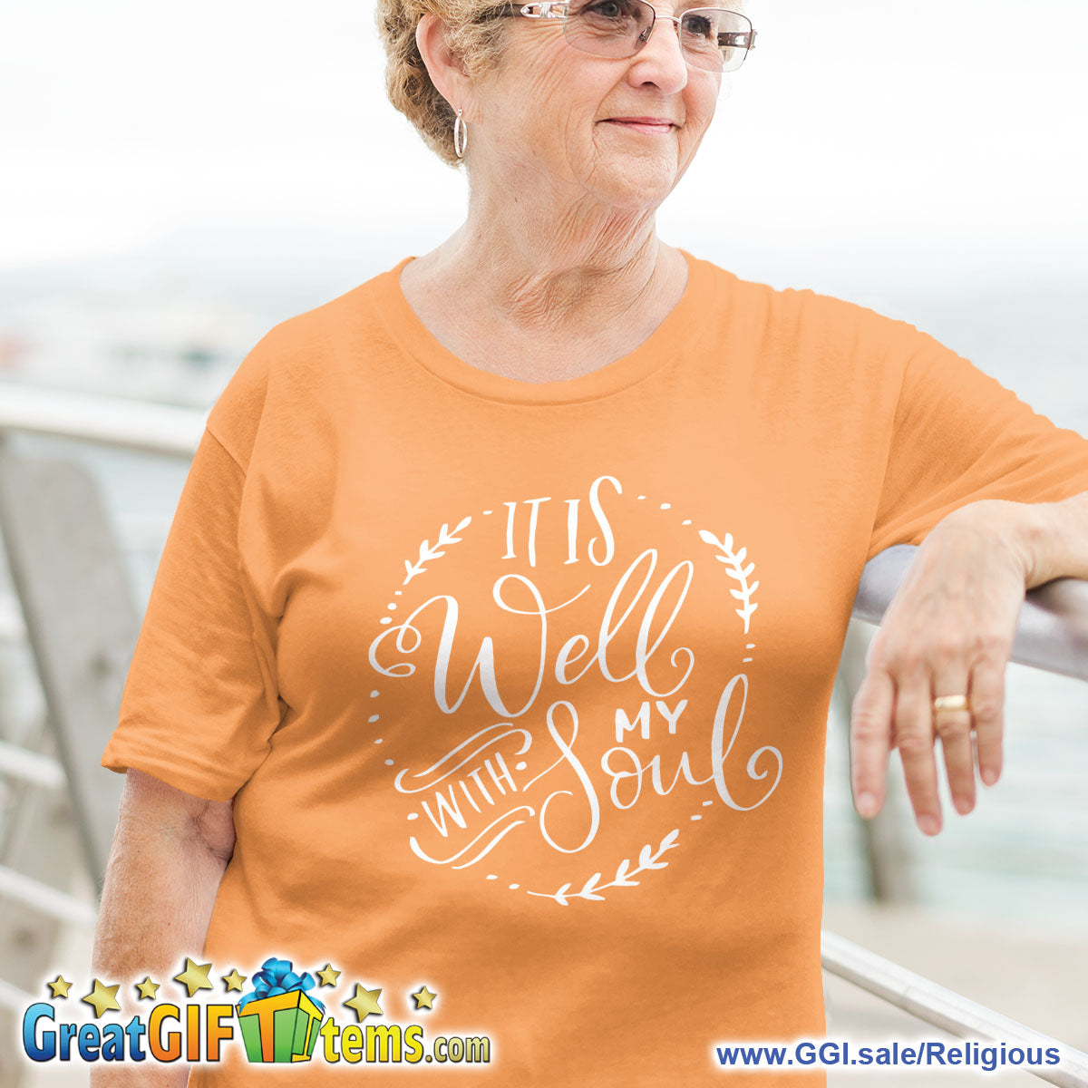 It Is Well With My Soul Solid Color T-Shirt