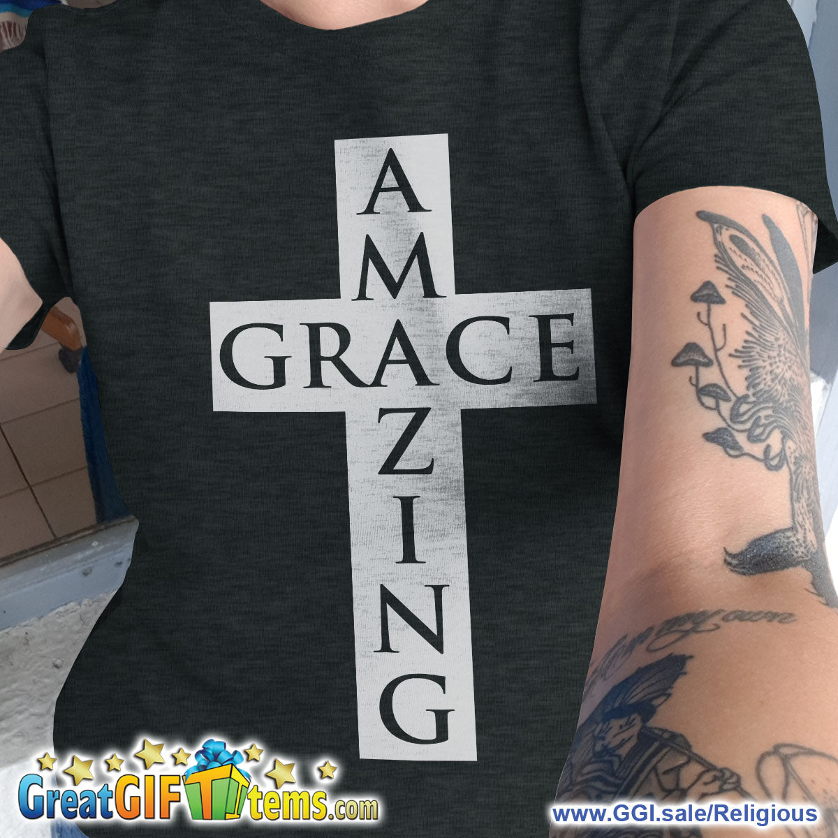 Amazing Grace Heather Color T-Shirt