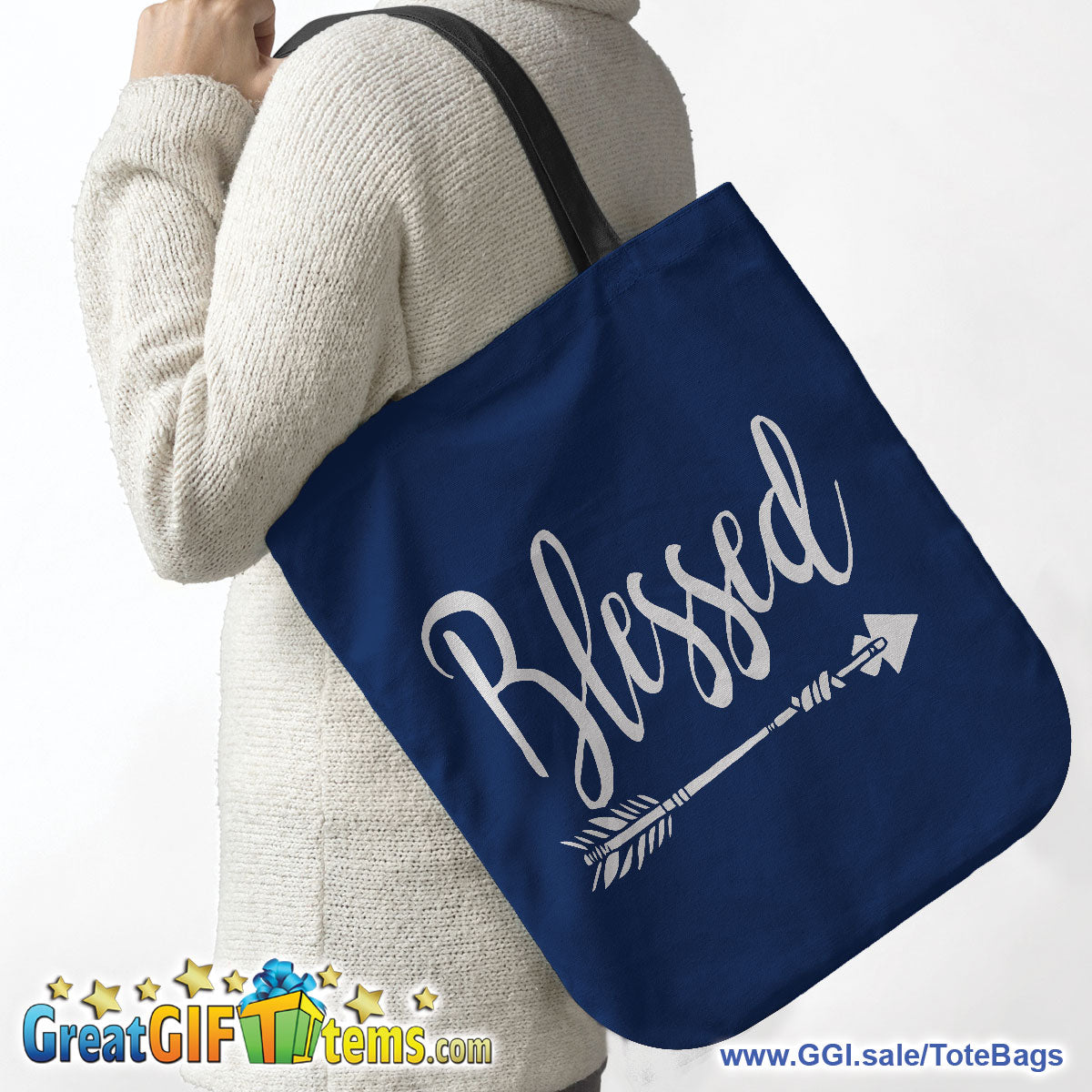 Blessed Personal Canvas Tote Bag - FREE THIS WEEK ONLY