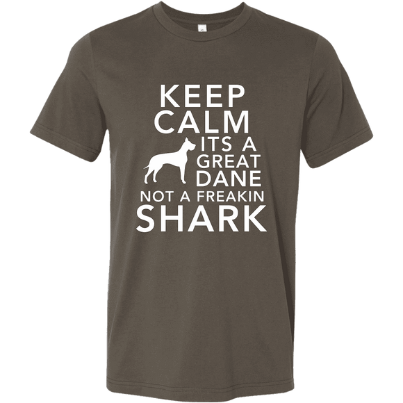 + Keep Calm Its A Great Dane Not A Freakin Shark T-shirt - GreatGiftItems.com
