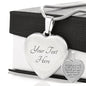 Delight Yourself In The Lord, And He Will Give You The Desires Of Your Heart Laser Engraved Necklace With Pendant