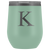# Monogrammed Wine Tumbler - K