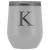 # Monogrammed Wine Tumbler - K