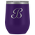 # Monogrammed Wine Tumbler - B