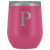 # Monogrammed Wine Tumbler - P