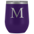 # Monogrammed Wine Tumbler - M