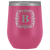 # Monogrammed Wine Tumbler - B
