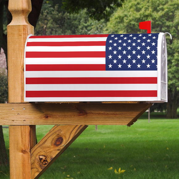 American Flag Mail Box Cover