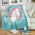# Unicorn Blanket Made From Ultra Soft Fleece