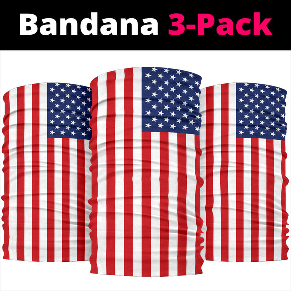 American Flag Bandana Mask