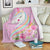 # Unicorn Blanket Made From Ultra Soft Fleece