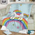 # Unicorn Blanket Made From Ultra Soft Fleece