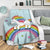 # Unicorn Blanket Made From Ultra Soft Fleece