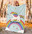# Unicorn Blanket Made From Ultra Soft Fleece