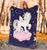 # Unicorn Blanket Made From Ultra Soft Fleece