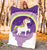 # Unicorn Blanket Made From Ultra Soft Fleece