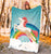 # Unicorn Blanket Made From Ultra Soft Fleece