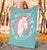 # Unicorn Blanket Made From Ultra Soft Fleece