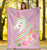 # Unicorn Blanket Made From Ultra Soft Fleece