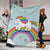 # Unicorn Blanket Made From Ultra Soft Fleece