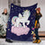 # Unicorn Blanket Made From Ultra Soft Fleece