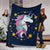 # Unicorn Blanket Made From Ultra Soft Fleece