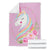 # Unicorn Blanket Made From Ultra Soft Fleece