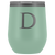 # Monogrammed Wine Tumbler - D