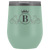 # Monogrammed Wine Tumbler - B