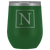 # Monogrammed Wine Tumbler - N