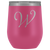 # Monogrammed Wine Tumbler - W