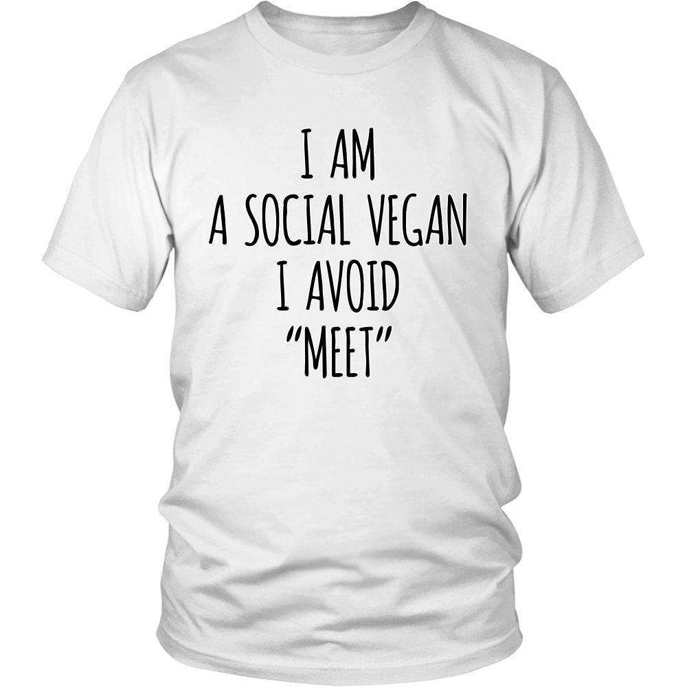 I Am A Social Vegan I Avoid "Meet" - GreatGiftItems.com