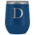 # Monogrammed Wine Tumbler - D