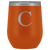 # Monogrammed Wine Tumbler - C