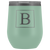# Monogrammed Wine Tumbler - B