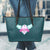 Green Small Texas Nurse Leather Tote Bag - GreatGiftItems.com