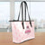 Pink Small Texas Nurse Leather Tote Bag