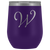 # Monogrammed Wine Tumbler - W