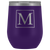 # Monogrammed Wine Tumbler - M