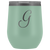 # Monogrammed Wine Tumbler - G