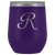 # Monogrammed Wine Tumbler - R