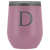 # Monogrammed Wine Tumbler - D