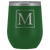 # Monogrammed Wine Tumbler - M