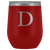 # Monogrammed Wine Tumbler - D