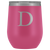 # Monogrammed Wine Tumbler - D