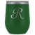 # Monogrammed Wine Tumbler - R