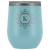 # Monogrammed Wine Tumbler - K