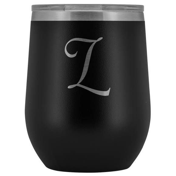 # Monogrammed Wine Tumbler - L