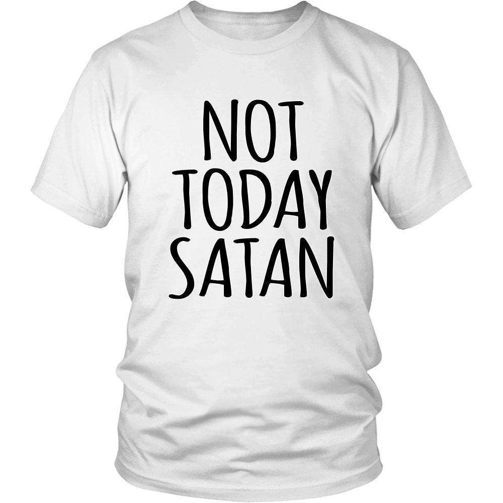 Not Today Satan Funny T-Shirt