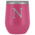 # Monogrammed Wine Tumbler - N